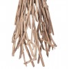 ΑΠΛΙΚΑ ΤΟΙΧΟΥ VEKNA DRIFTWOOD ΣΕ ΦΥΣΙΚΟ 43x15(πάχος)x100Υεκ.[1xΕ27]