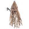 ΑΠΛΙΚΑ ΤΟΙΧΟΥ VEKNA DRIFTWOOD ΣΕ ΦΥΣΙΚΟ 43x15(πάχος)x100Υεκ.[1xΕ27]