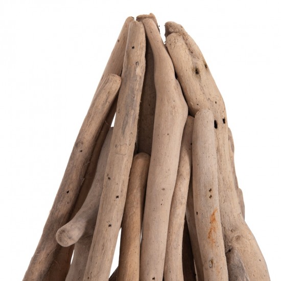 ΑΠΛΙΚΑ ΤΟΙΧΟΥ VEKNA DRIFTWOOD ΣΕ ΦΥΣΙΚΟ 43x15(πάχος)x100Υεκ.[1xΕ27]