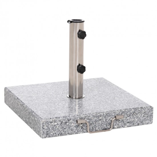 ΒΑΣΗ ΟΜΠΡΕΛΑΣ ΓΡΑΝΙΤΗ 40KG ΜΕ ΧΕΡΟΥΛΙ & ΡΟΔΕΣ --ΣΩΛΗΝΑΣ ΔΙΑΜΕΤΡΟΥ Φ48