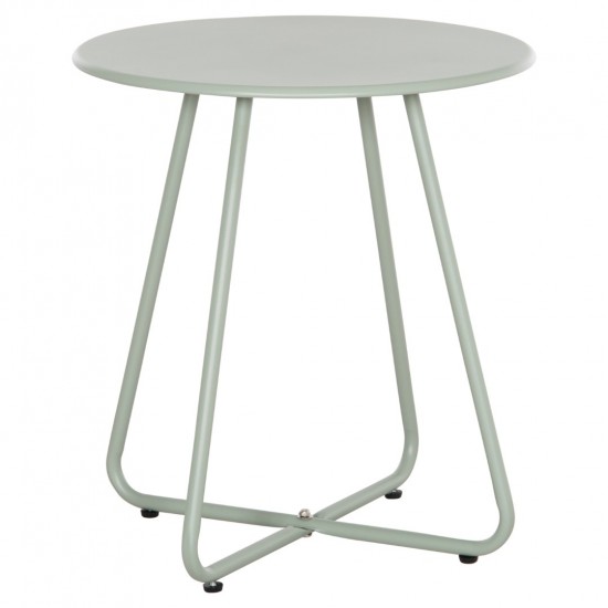 ΒΟΗΘΗΤΙΚΟ ΤΡΑΠΕΖΑΚΙ ΜΕΤΑΛΛΙΚΟ ΣΤΡΟΓΓΥΛΟ SAMMON ΦΥΣΤΙΚΙ Φ45x50Υεκ