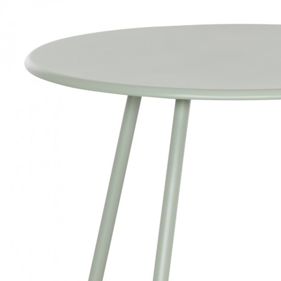 ΒΟΗΘΗΤΙΚΟ ΤΡΑΠΕΖΑΚΙ ΜΕΤΑΛΛΙΚΟ ΣΤΡΟΓΓΥΛΟ SAMMON ΦΥΣΤΙΚΙ Φ45x50Υεκ