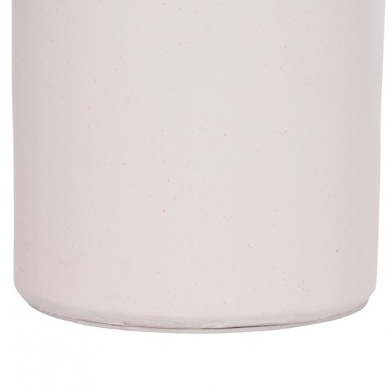 ΒΟΗΘΗΤΙΚΟ ΤΡΑΠΕΖΙ TRED(T) FIBER CEMENT ΛΕΥΚΟ-ΦΥΣΙΚΟ RATTAN--Φ40x61Υεκ.