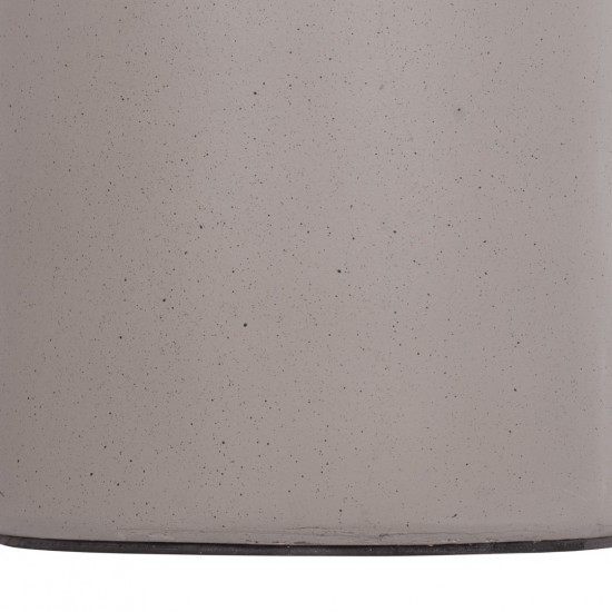 ΒΟΗΘΗΤΙΚΟ ΤΡΑΠΕΖΙ TRED(T) FIBER CEMENT ΓΚΡΙ-ΦΥΣΙΚΟ RATTAN--Φ40x61Υεκ.