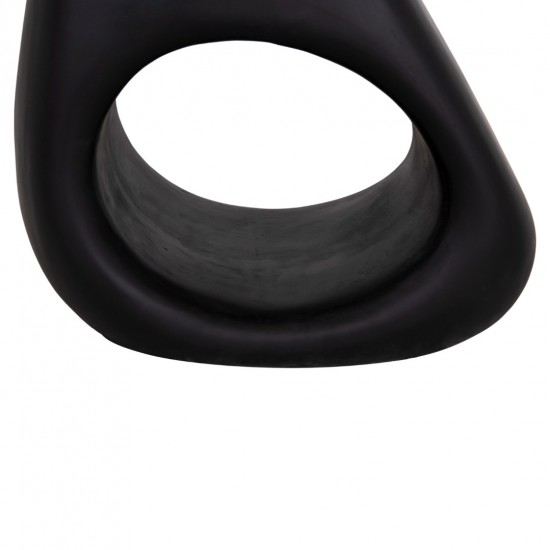 ΒΟΗΘΗΤΙΚΟ ΤΡΑΠΕΖΙ AIDA FIBER CEMENT ΜΑΥΡΟ--ΞΥΛΟ TEAK TOP 47x60x59Υεκ