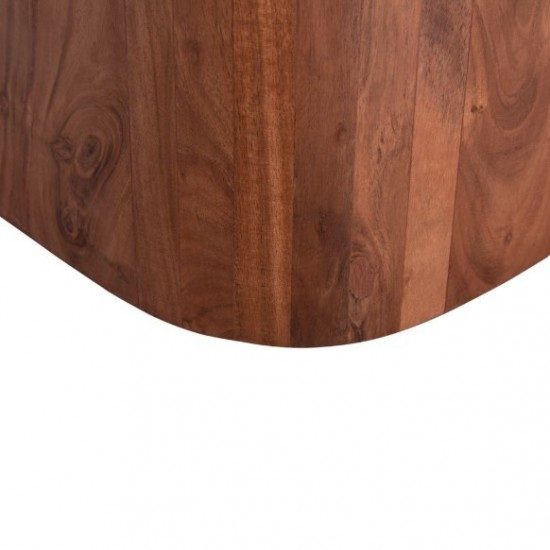 ΤΡΑΠΕΖΙ ΣΑΛΟΝΙΟΥ ΤΕΤΡΑΓΩΝΟ VOLTI ΓΚΡΙ ΜΑΡΜΑΡO-ΞΥΛΟ ΑΚΑΚΙΑΣ 80.5x80.5x37Υεκ.