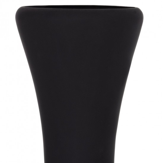 ΔΙΑΚΟΣΜΗΤΙΚΟ ΒΑΖΟ ΔΑΠΕΔΟΥ NEBULA FIBER CEMENT ΜΑΥΡΟ--ΞΥΛΟ ΤΕΑΚ Φ45x172Υεκ