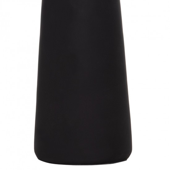 ΔΙΑΚΟΣΜΗΤΙΚΟ ΒΑΖΟ ΔΑΠΕΔΟΥ NEBULA FIBER CEMENT ΜΑΥΡΟ--ΞΥΛΟ ΤΕΑΚ Φ45x172Υεκ