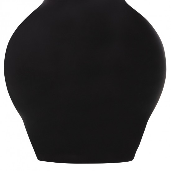 ΔΙΑΚΟΣΜΗΤΙΚΟ ΒΑΖΟ ΔΑΠΕΔΟΥ NEBULA FIBER CEMENT ΜΑΥΡΟ--ΞΥΛΟ ΤΕΑΚ Φ45x148Υεκ