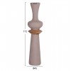 ΔΙΑΚΟΣΜΗΤΙΚΟ ΒΑΖΟ ΔΑΠΕΔΟΥ NEBULA FIBER CEMENT TAUPE--ΞΥΛΟ ΤΕΑΚ Φ45x172Υεκ