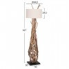 ΔΙΑΚΟΣΜΗΤΙΚΟ ΦΩΤΙΣΤΙΚΟ ΔΑΠΕΔΟΥ ALTAR DRIFTWOOD--ΛΕΥΚΟ PVC Φ44.5x167Υεκ.