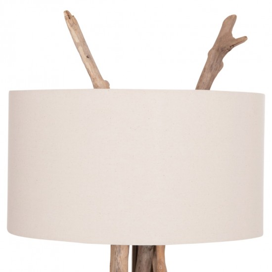 ΔΙΑΚΟΣΜΗΤΙΚΟ ΦΩΤΙΣΤΙΚΟ ΔΑΠΕΔΟΥ ALTAR DRIFTWOOD--ΛΕΥΚΟ PVC Φ44.5x167Υεκ.
