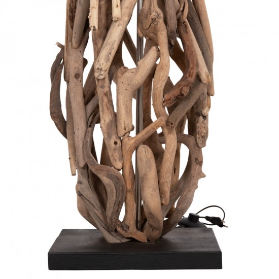 ΔΙΑΚΟΣΜΗΤΙΚΟ ΦΩΤΙΣΤΙΚΟ ΔΑΠΕΔΟΥ ALTAR DRIFTWOOD--ΛΕΥΚΟ PVC Φ44.5x167Υεκ.
