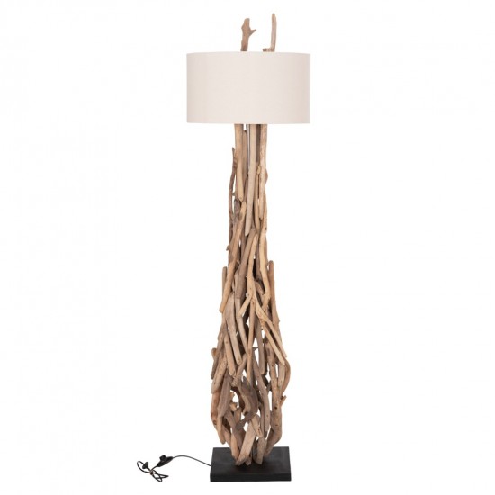 ΔΙΑΚΟΣΜΗΤΙΚΟ ΦΩΤΙΣΤΙΚΟ ΔΑΠΕΔΟΥ ALTAR DRIFTWOOD--ΛΕΥΚΟ PVC Φ44.5x167Υεκ.