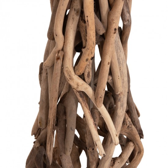 ΔΙΑΚΟΣΜΗΤΙΚΟ ΦΩΤΙΣΤΙΚΟ ΔΑΠΕΔΟΥ ALTAR DRIFTWOOD--ΛΕΥΚΟ PVC Φ44.5x167Υεκ.