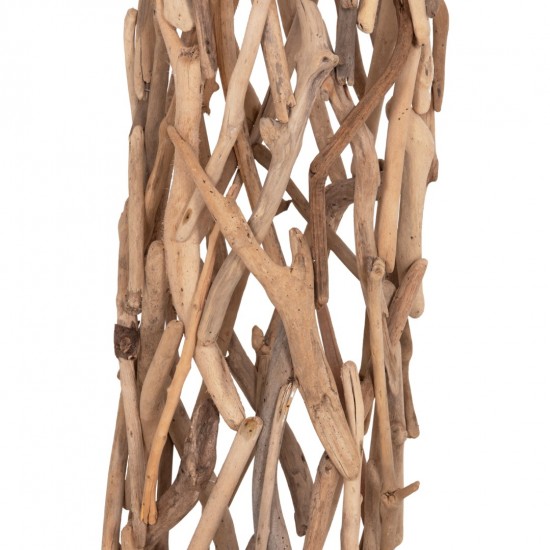 ΔΙΑΚΟΣΜΗΤΙΚΟ ΦΩΤΙΣΤΙΚΟ ΔΑΠΕΔΟΥ VEKNA DRIFTWOOD ΣΕ ΦΥΣΙΚΟ 30x30x140Υεκ.