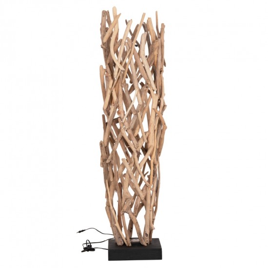 ΔΙΑΚΟΣΜΗΤΙΚΟ ΦΩΤΙΣΤΙΚΟ ΔΑΠΕΔΟΥ VEKNA DRIFTWOOD ΣΕ ΦΥΣΙΚΟ 30x30x140Υεκ.