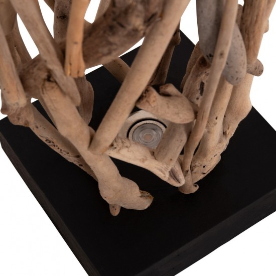 ΔΙΑΚΟΣΜΗΤΙΚΟ ΦΩΤΙΣΤΙΚΟ ΔΑΠΕΔΟΥ VEKNA DRIFTWOOD ΣΕ ΦΥΣΙΚΟ 30x30x140Υεκ.