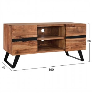 ΕΠΙΠΛΟ TV ALICIA ΜΑΣΙΦ ΞΥΛΟ ΑΚΑΚΙΑΣ ΦΥΣΙΚΟ 160x43x66Y εκ.