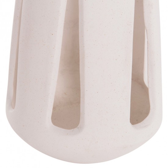 ΕΠΙΤΡΑΠΕΖΙΟ ΦΑΝΑΡΙ ERANTYL  ΛΕΥΚΟ FIBER CEMENT & ΧΕΡΟΥΛΙ RATTAN Φ17x27Yεκ.