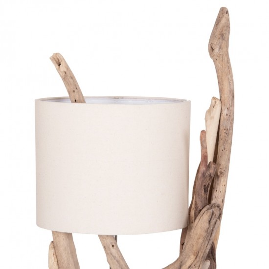 ΕΠΙΤΡΑΠΕΖΙΟ ΦΩΤΙΣΤΙΚΟ BRAMBLE DRIFTWOOD & ΛΕΥΚΟ ΚΑΠΕΛΟ Φ28x65Υεκ.