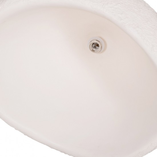 ΦΩΤΙΣΤΙΚΟ ΟΡΟΦΗΣ ΚΡΕΜΑΣΤΟ JAYLEN  FIBER CEMENT ΛΕΥΚΟ 65x55x45Υεκ.