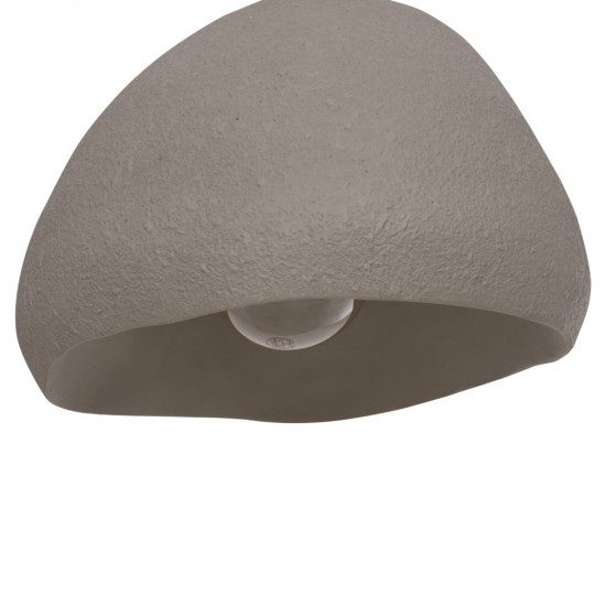 ΦΩΤΙΣΤΙΚΟ ΟΡΟΦΗΣ ΚΡΕΜΑΣΤΟ JAYLEN FIBER CEMENT ΓΚΡΙ 44x39x30Υεκ.