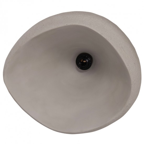 ΦΩΤΙΣΤΙΚΟ ΟΡΟΦΗΣ ΚΡΕΜΑΣΤΟ JAYLEN FIBER CEMENT ΓΚΡΙ 44x39x30Υεκ.