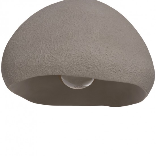 ΦΩΤΙΣΤΙΚΟ ΟΡΟΦΗΣ ΚΡΕΜΑΣΤΟ JAYLEN FIBER CEMENT ΓΚΡΙ 44x39x30Υεκ.