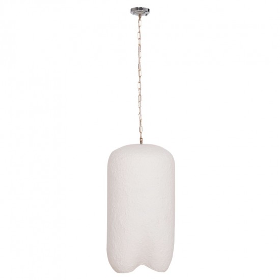 ΦΩΤΙΣΤΙΚΟ ΟΡΟΦΗΣ ΚΡΕΜΑΣΤΟ LOGKY FIBER CEMENT ΛΕΥΚΟ 35x35x67Υεκ