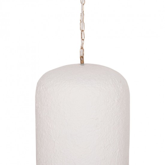 ΦΩΤΙΣΤΙΚΟ ΟΡΟΦΗΣ ΚΡΕΜΑΣΤΟ LOGKY FIBER CEMENT ΛΕΥΚΟ 35x35x67Υεκ