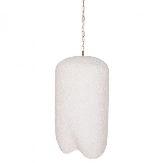 ΦΩΤΙΣΤΙΚΟ ΟΡΟΦΗΣ ΚΡΕΜΑΣΤΟ LOGKY FIBER CEMENT ΛΕΥΚΟ 35x35x67Υεκ