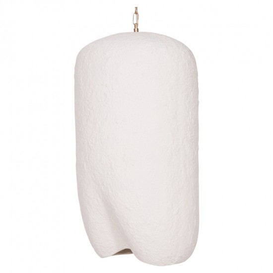 ΦΩΤΙΣΤΙΚΟ ΟΡΟΦΗΣ ΚΡΕΜΑΣΤΟ LOGKY FIBER CEMENT ΛΕΥΚΟ 35x35x67Υεκ