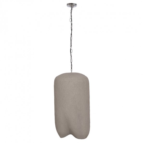 ΦΩΤΙΣΤΙΚΟ ΟΡΟΦΗΣ ΚΡΕΜΑΣΤΟ LOGKY FIBER CEMENT ΓΚΡΙ 35x35x67Υεκ