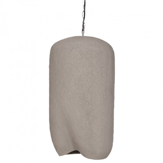 ΦΩΤΙΣΤΙΚΟ ΟΡΟΦΗΣ ΚΡΕΜΑΣΤΟ LOGKY FIBER CEMENT ΓΚΡΙ 35x35x67Υεκ