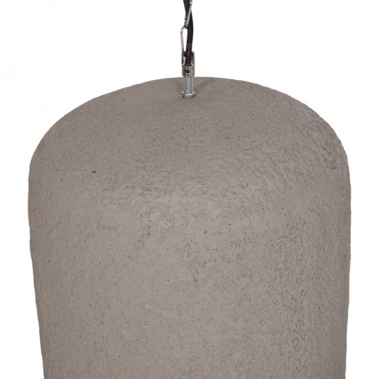 ΦΩΤΙΣΤΙΚΟ ΟΡΟΦΗΣ ΚΡΕΜΑΣΤΟ LOGKY FIBER CEMENT ΓΚΡΙ 35x35x67Υεκ