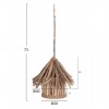 ΦΩΤΙΣΤΙΚΟ ΟΡΟΦΗΣ ΚΡΕΜΑΣΤΟ TREIT DRIFTWOOD ΣΕ ΦΥΣΙΚΟ Φ40x73Υεκ [1xΕ27]