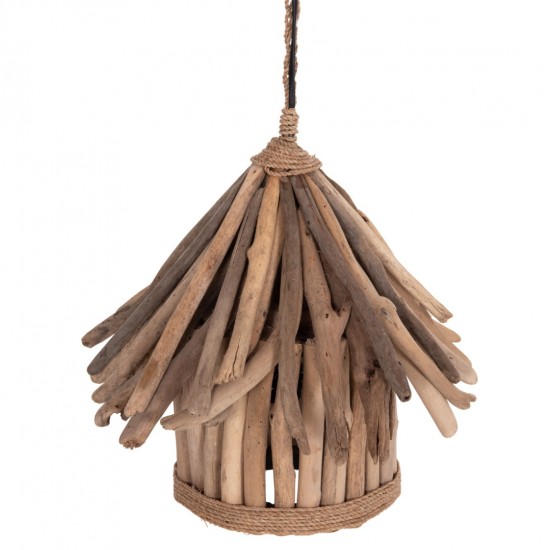 ΦΩΤΙΣΤΙΚΟ ΟΡΟΦΗΣ ΚΡΕΜΑΣΤΟ TREIT DRIFTWOOD ΣΕ ΦΥΣΙΚΟ Φ40x73Υεκ [1xΕ27]