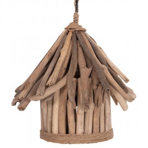 ΦΩΤΙΣΤΙΚΟ ΟΡΟΦΗΣ ΚΡΕΜΑΣΤΟ TREIT DRIFTWOOD ΣΕ ΦΥΣΙΚΟ Φ40x73Υεκ [1xΕ27]