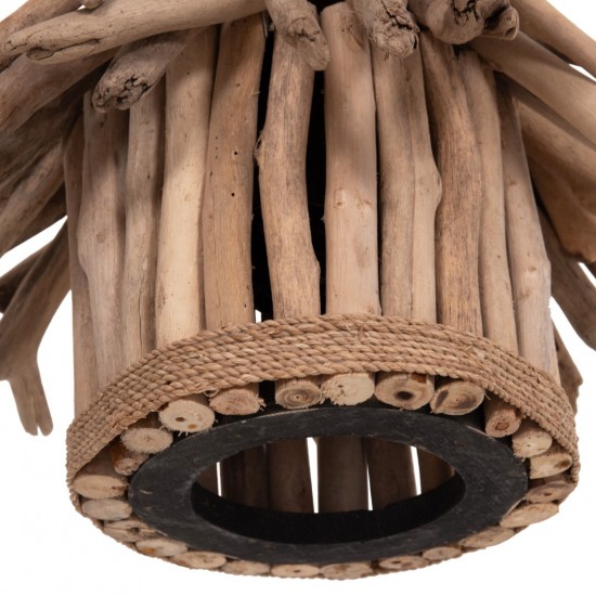 ΦΩΤΙΣΤΙΚΟ ΟΡΟΦΗΣ ΚΡΕΜΑΣΤΟ TREIT DRIFTWOOD ΣΕ ΦΥΣΙΚΟ Φ40x73Υεκ [1xΕ27]