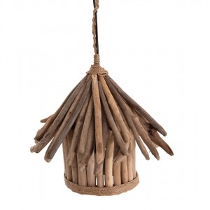 ΦΩΤΙΣΤΙΚΟ ΟΡΟΦΗΣ ΚΡΕΜΑΣΤΟ TREIT DRIFTWOOD ΣΕ ΦΥΣΙΚΟ Φ40x73Υεκ [1xΕ27]