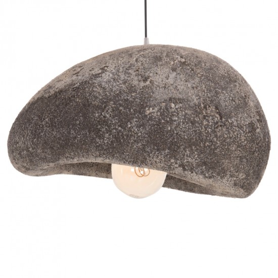 ΦΩΤΙΣΤΙΚΟ ΟΡΟΦΗΣ ΜΕ ΟΨΗ ΠΕΤΡΑΣ STONER (M) ΓΚΡΙ--55x45x40Υεκ.