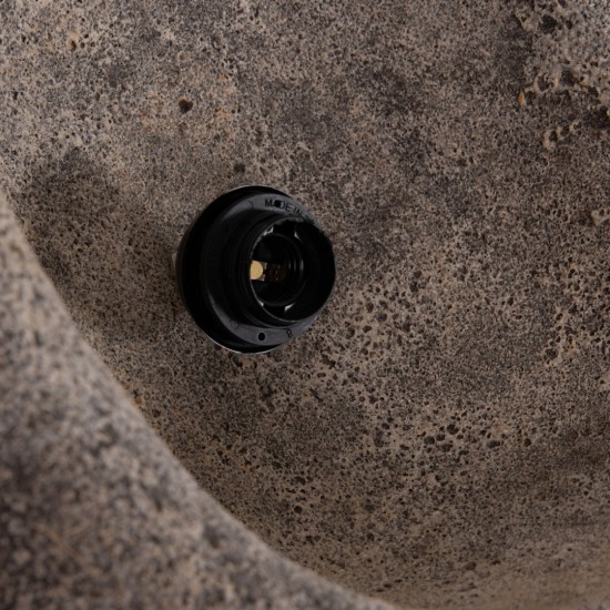 ΦΩΤΙΣΤΙΚΟ ΟΡΟΦΗΣ ΜΕ ΟΨΗ ΠΕΤΡΑΣ STONER (M) ΓΚΡΙ--55x45x40Υεκ.