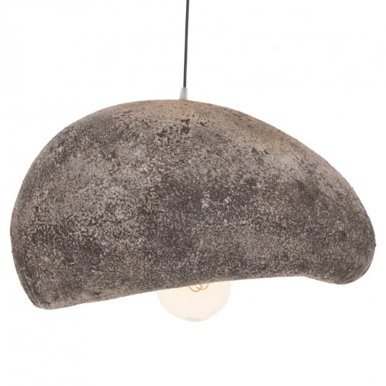 ΦΩΤΙΣΤΙΚΟ ΟΡΟΦΗΣ ΜΕ ΟΨΗ ΠΕΤΡΑΣ STONER (M) ΓΚΡΙ--55x45x40Υεκ.