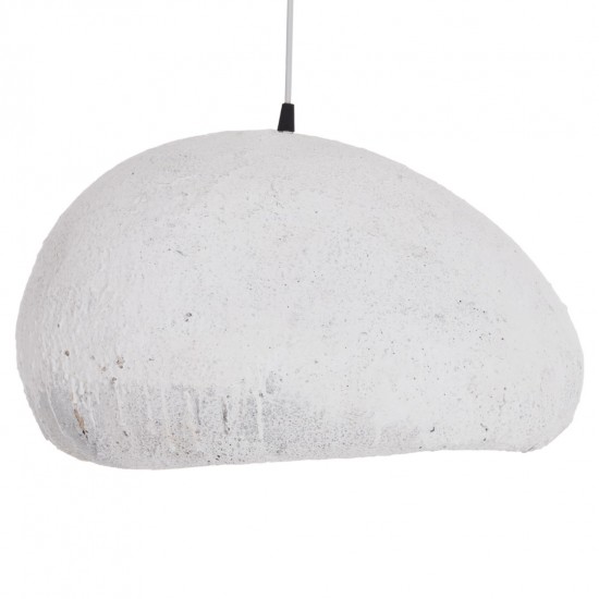 ΦΩΤΙΣΤΙΚΟ ΟΡΟΦΗΣ ΜΕ ΟΨΗ ΠΕΤΡΑΣ STONER (L) ΛΕΥΚΟ 73x55x40Υεκ.