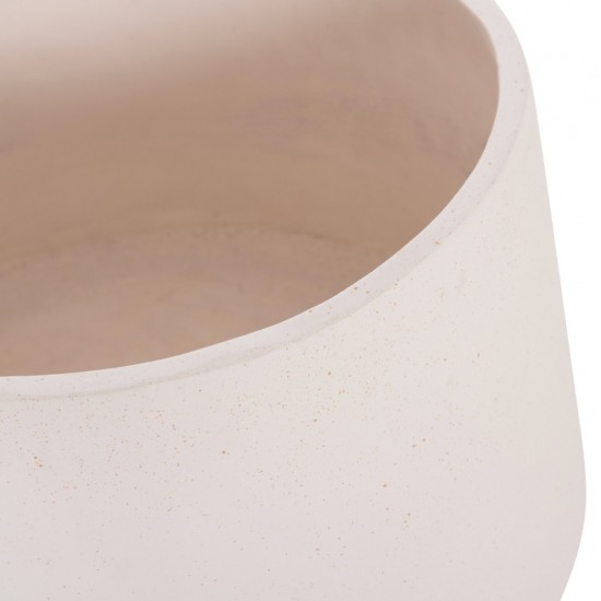 ΓΛΑΣΤΡΑ ΕΣΩΤΕΡΙΚΟΥ ΧΩΡΟΥ QUAN HM4680.02M FIBER CEMENT ΛΕΥΚΟ--ΒΑΣΗ TEAK Φ35x50Υεκ