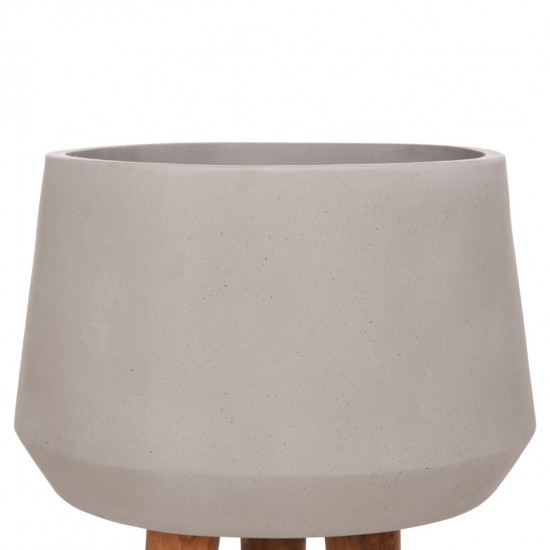 ΓΛΑΣΤΡΑ ΕΣΩΤ.ΧΩΡΟΥ QUAN FIBER CEMENT ΓΚΡΙ--ΒΑΣΗ TEAK Φ38x62Υεκ