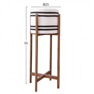 ΓΛΑΣΤΡΑ-ΚΑΣΠΟ ΕΣΩΤΕΡΙΚΟΥ ΧΩΡΟΥ RENTIL FIBER CEMENT ΛΕΥΚΟ/ΜΑΥΡΟ--ΒΑΣΗ TEAK Φ25x55Υεκ