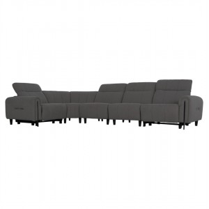 ΓΩΝΙΑΚΟΣ ΚΑΝΑΠΕΣ ΜΕ RECLINE ORACLE ΓΚΡΙ ΥΦΑΣΜΑ 293x293x98Υεκ.