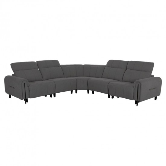 ΓΩΝΙΑΚΟΣ ΚΑΝΑΠΕΣ ΜΕ RECLINE ORACLE ΓΚΡΙ ΥΦΑΣΜΑ 293x293x98Υεκ.